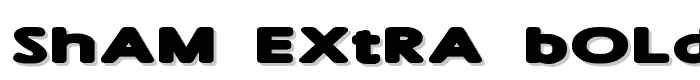 Sham Extra Bold font